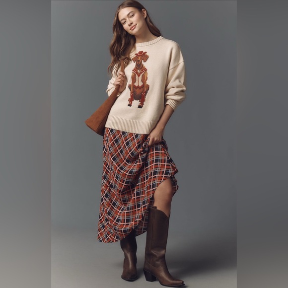 Porridge Jolene Pullover Sweater “Western Dog” - Picture 3 of 4